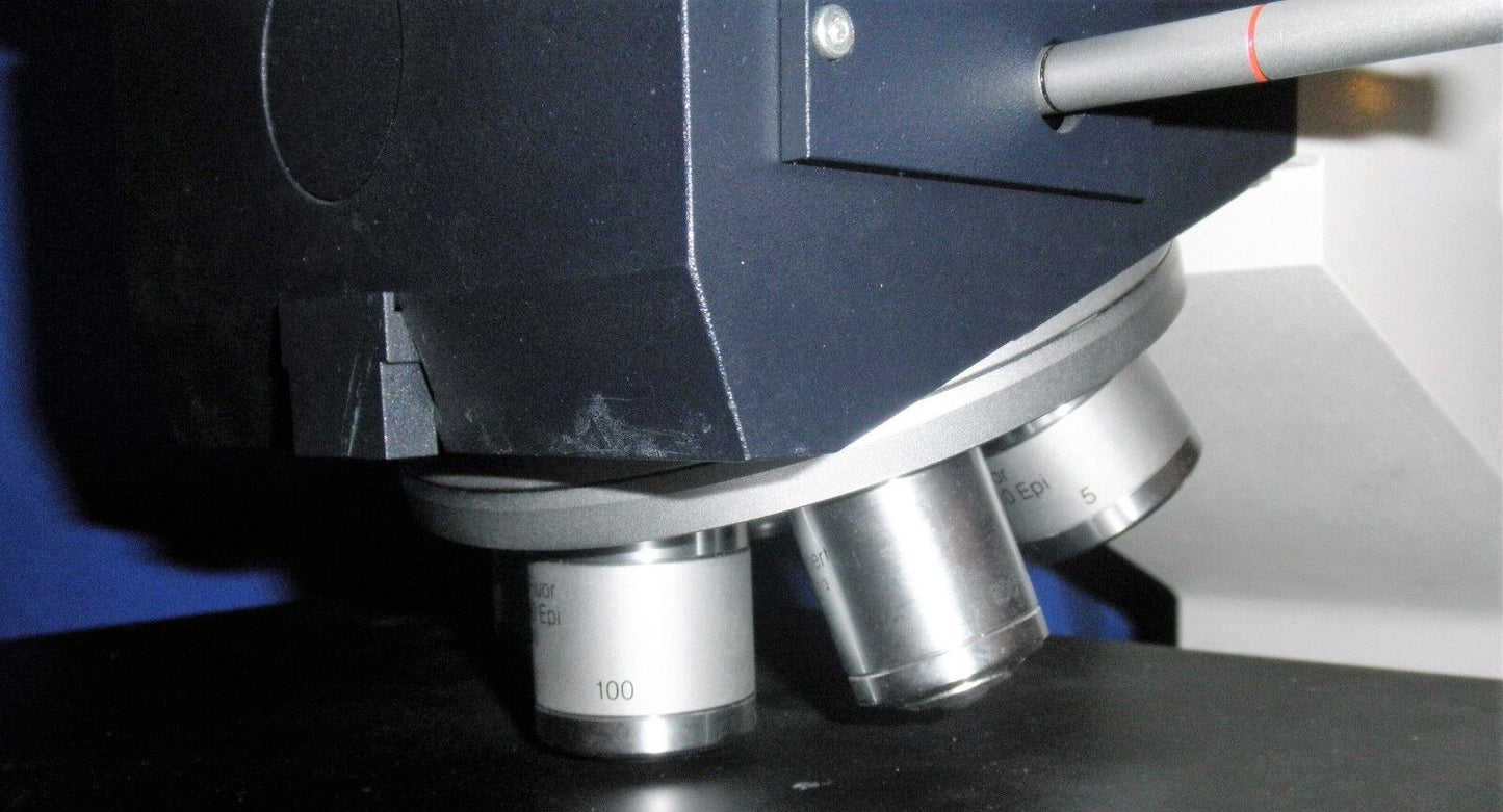 Leica Reichert Polylite 88 Nomarski DIC BF/DF 200mm wafer microscope