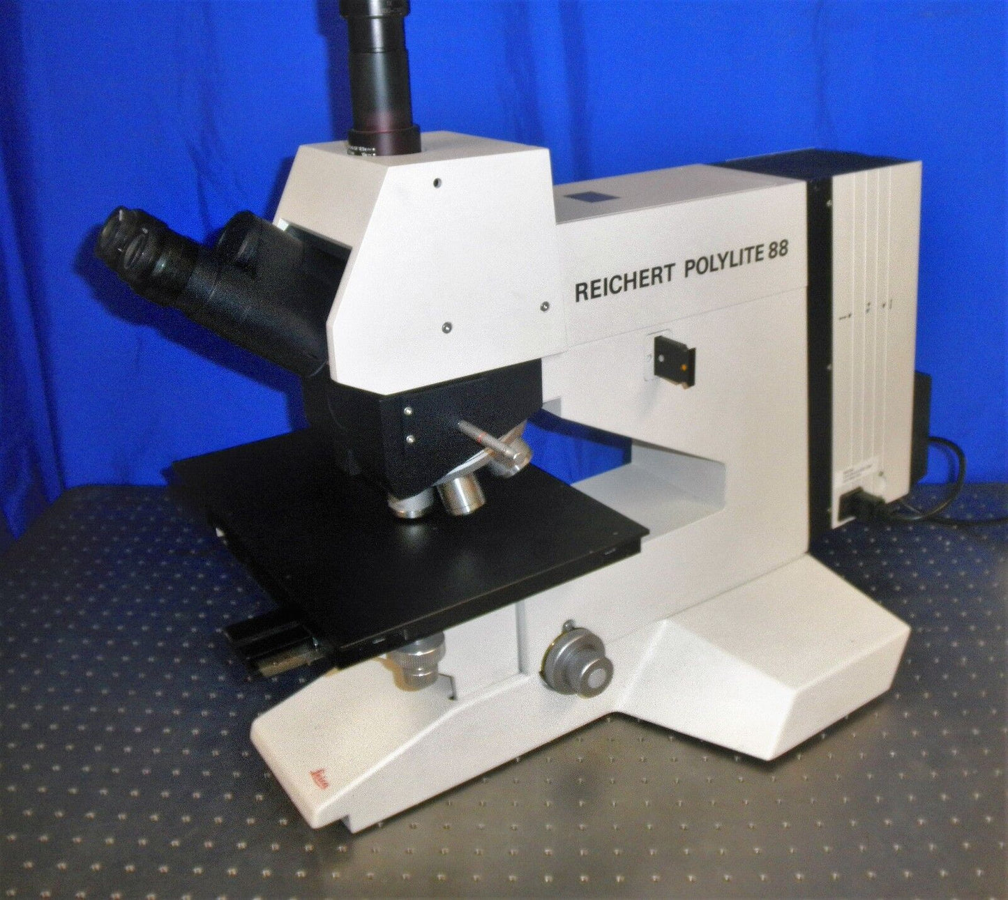 Leica Reichert Polylite 88 Nomarski DIC BF/DF 200mm wafer microscope