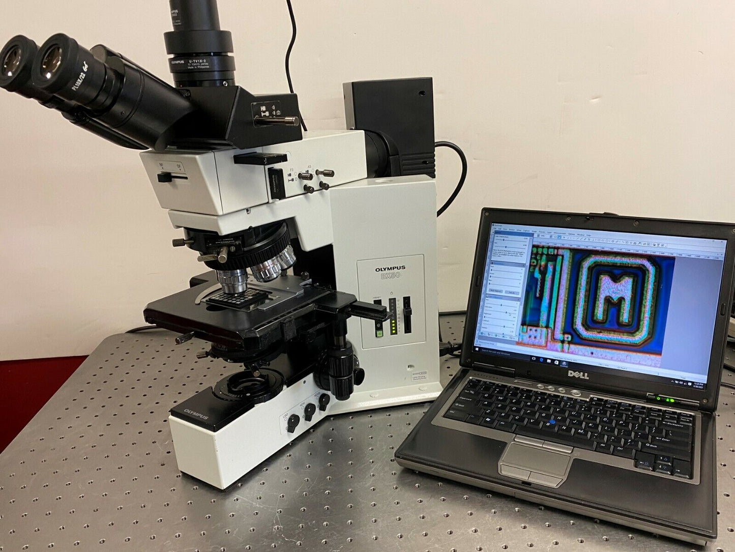 Olympus BX50 Microscope Nomarski DIC Trinoc BF/DF Semiconductor Metallurgical